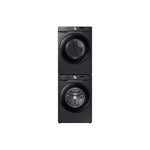 Samsung Black Stainless Steel Front-Load Washer (5.2 cu. ft.) & Black Stainless Steel Electric Dryer (7.5 cu. ft.) - WF45T6000AV/A5/DVE45T6005V/AC