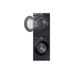 Samsung Black Stainless Steel Front-Load Washer (5.2 cu. ft.) & Black Stainless Steel Electric Dryer (7.5 cu. ft.) - WF45T6000AV/A5/DVE45T6005V/AC