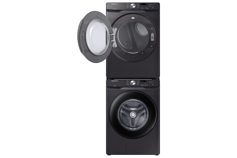 Samsung Black Stainless Steel FrontLoad Washer (5.2 cu. ft.) & Black