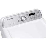 Samsung White Top Load Washer with Agitator and SmartThings (5.3 Cu.Ft) & White Electric Dryer with SmartThings (7.4 Cu.Ft) - WA46CG3505AWA4/DVE47CG3500WAC