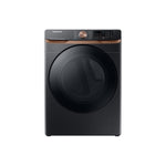 Samsung Black Stainless Steel Front Load Dryer with Steam Sanitize (7.5cu.ft.) - DVE50BG8300VAC