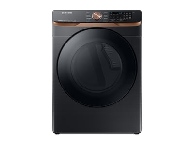 Samsung Black Stainless Steel Front Load Dryer with Steam Sanitize (7.5cu.ft.) - DVE50BG8300VAC