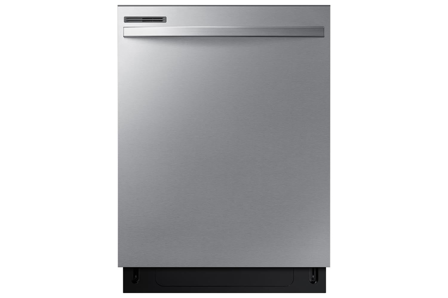 Samsung Fingerprint Resistant Stainless Kitchen Package with French Door Refrigerator, Electric Range & Built-In Dishwasher