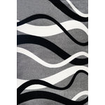 Merinos Diamond 5'3" x 7'5" Area Rug - Grey