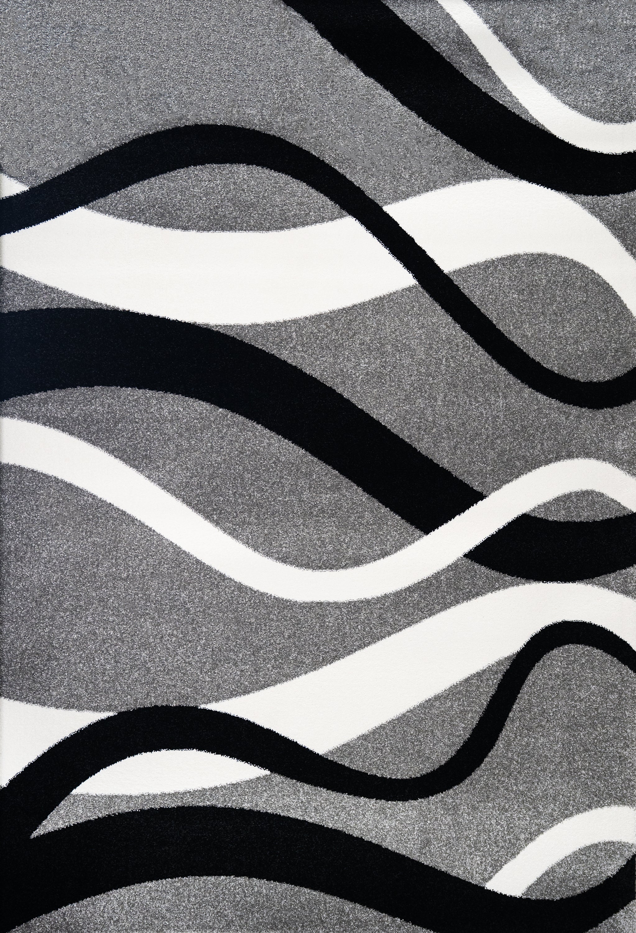 Merinos Diamond 5'3" x 7'5" Area Rug - Grey