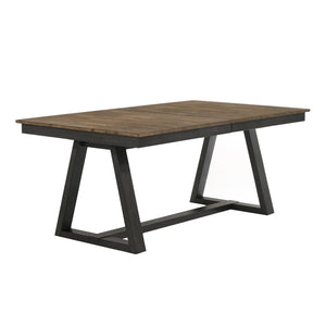Addie Extendable Dining Table - Brown