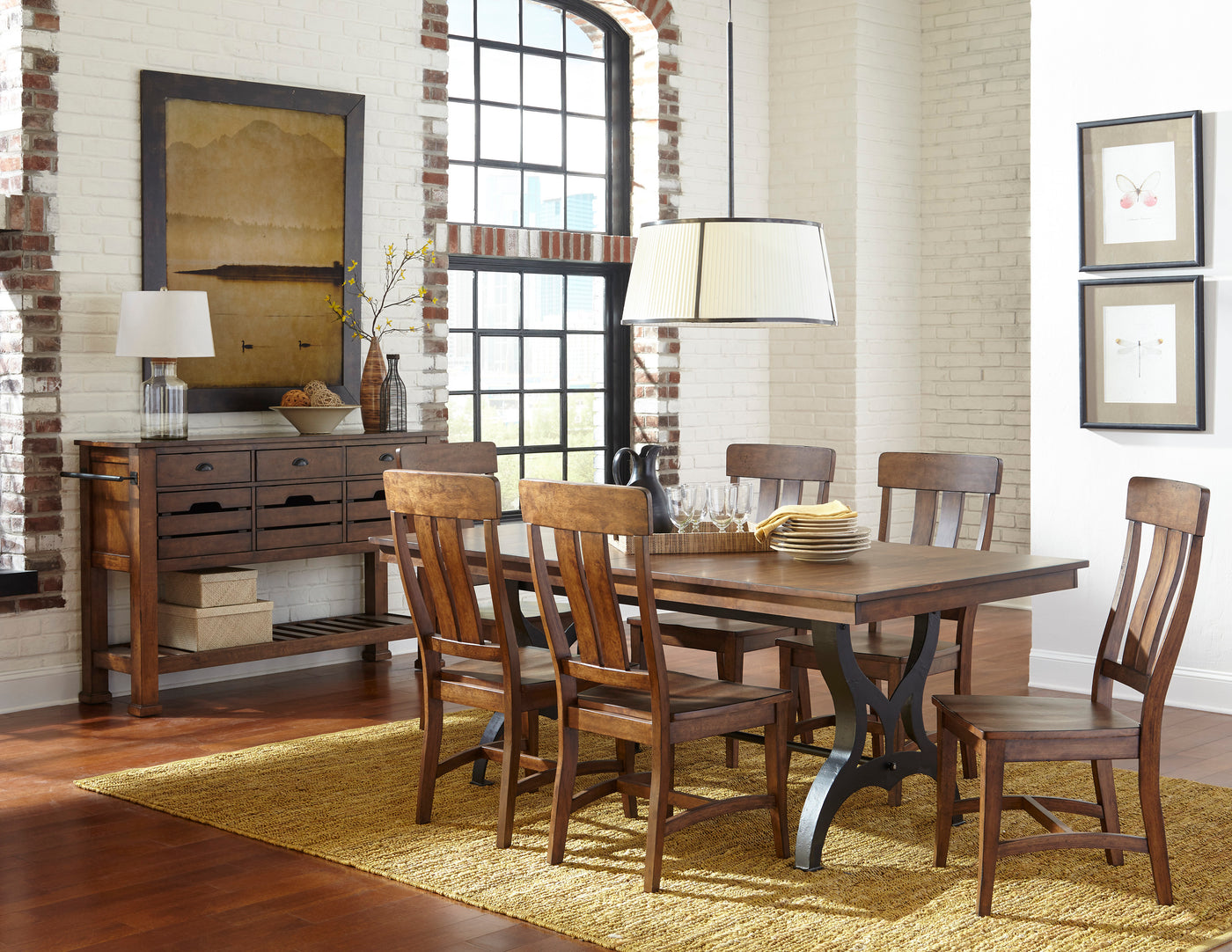 District Dining Chair - Brown