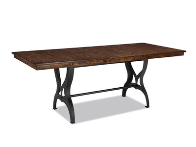 District Extendable Counter Height Dining Table - Brown, Metal