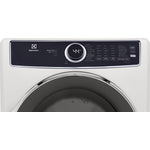 Electrolux White Front Load Electric Steam Dryer (8.0 Cu. Ft.) - ELFE753CAW