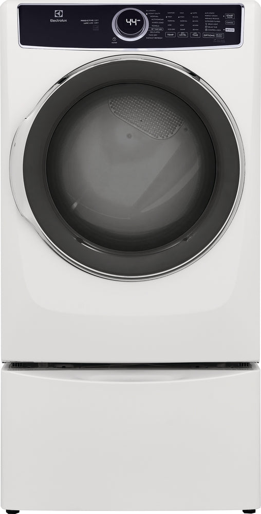 Electrolux White Front Load Electric Steam Dryer (8.0 Cu. Ft.) - ELFE753CAW