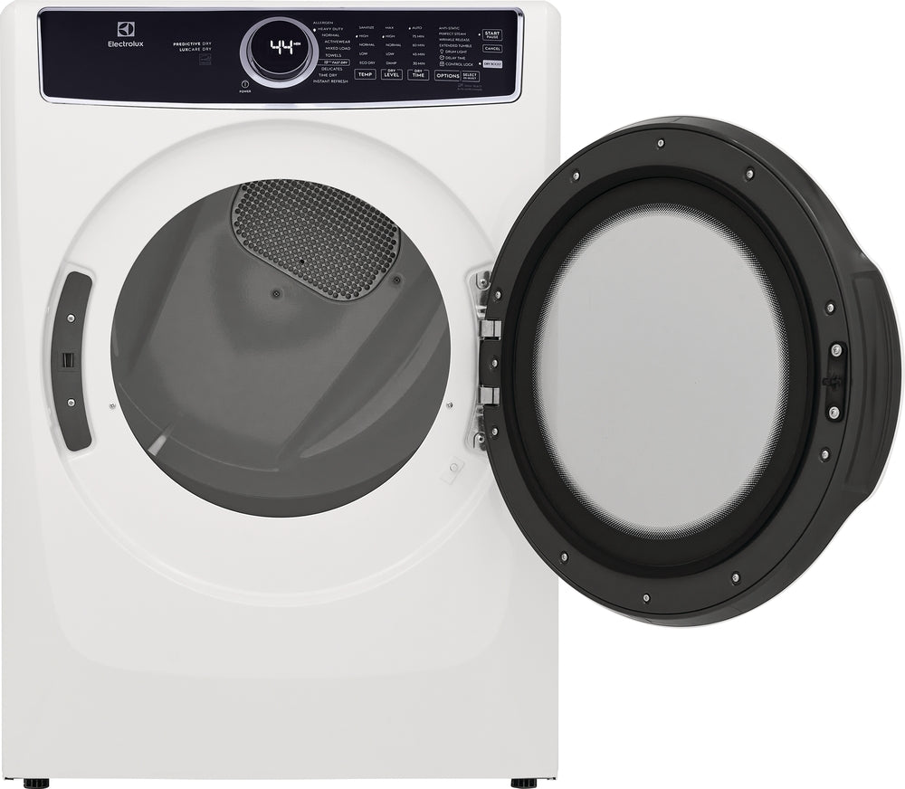 Electrolux White Front Load Electric Steam Dryer (8.0 Cu. Ft.) - ELFE753CAW