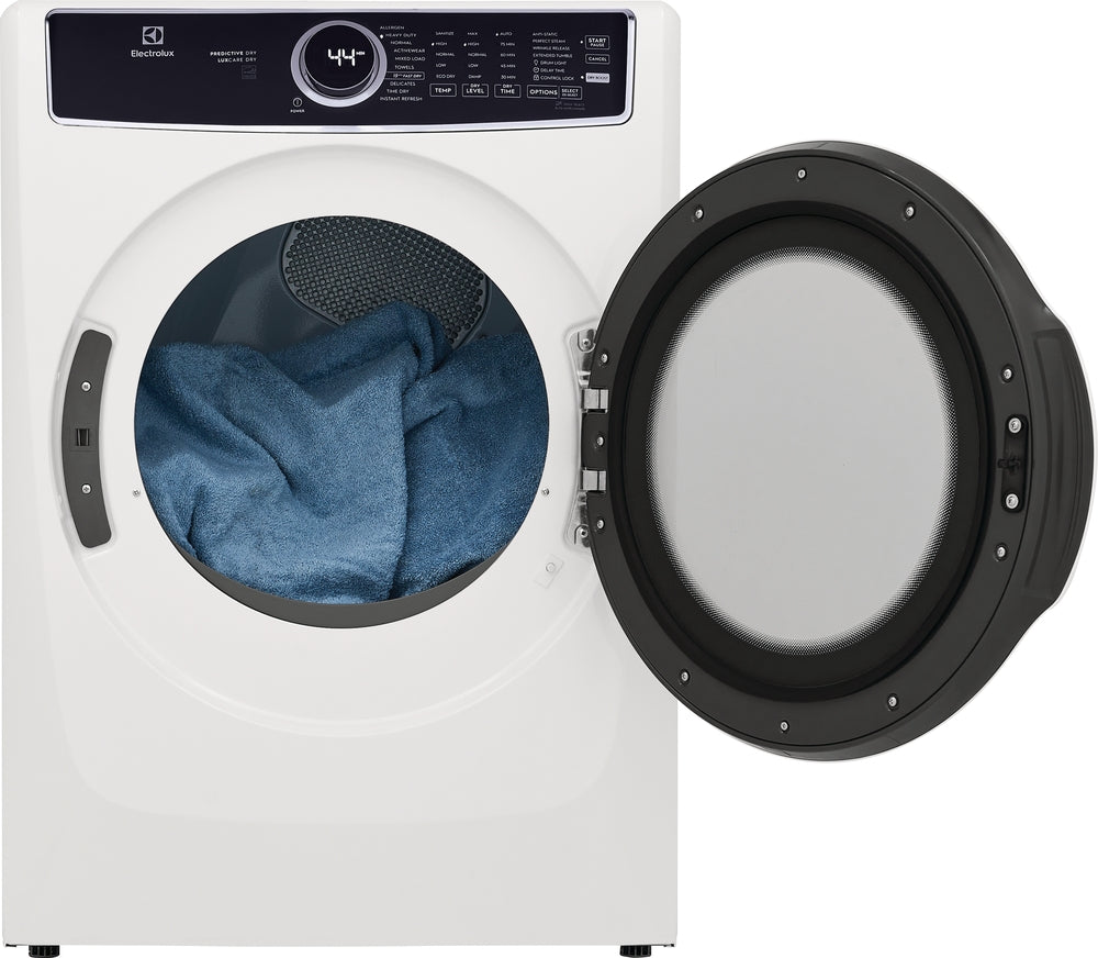 Electrolux White Front Load Electric Steam Dryer (8.0 Cu. Ft.) - ELFE753CAW