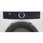 Electrolux White Front Load Gas Steam Dryer (8.0 Cu. Ft.) - ELFG7537AW