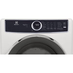 Electrolux White Front Load Gas Steam Dryer (8.0 Cu. Ft.) - ELFG7537AW