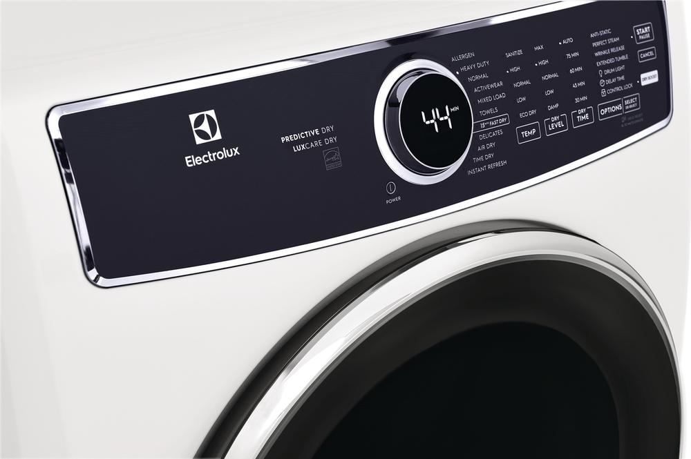 Electrolux White Front Load Gas Steam Dryer (8.0 Cu. Ft.) - ELFG7637AW