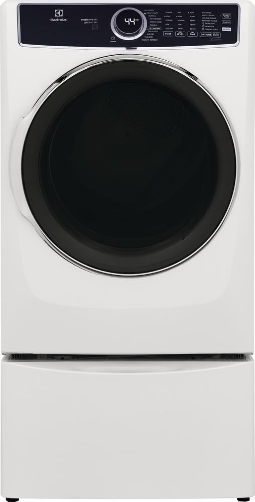 Electrolux White Front Load Gas Steam Dryer (8.0 Cu. Ft.) - ELFG7637AW