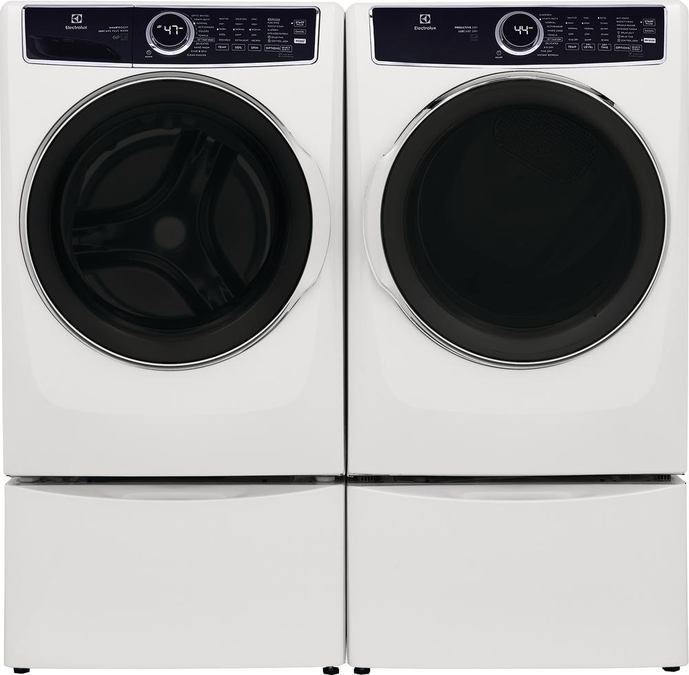 Electrolux White Front Load Gas Steam Dryer (8.0 Cu. Ft.) - ELFG7637AW