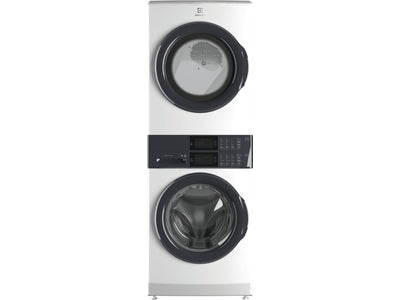 Electrolux White LuxCare Laundry Tower with Washer (5.1 cu. ft.) and Electric Dryer (8 cu. ft.) - ELTE730CAW
