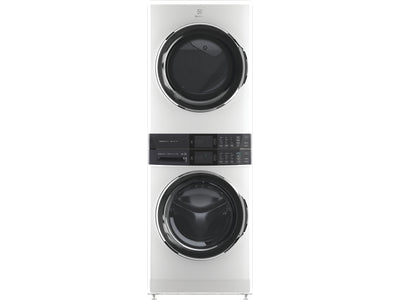 Electrolux White Laundry Tower with SmartBoost® Washer (5.2 Cu.Ft) & Electric Dryer (8 Cu.Ft) - ELTE760CAW