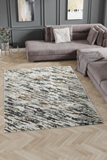 Merinos Emojy 6'6" x 9'5" Area Rug - Cream, Blue