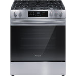 Frigidaire Stainless Steel 30'' Front Control Gas Range (5.1 Cu. Ft) - FCFG3062AS