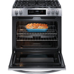 Frigidaire Stainless Steel 30'' Front Control Gas Range (5.1 Cu. Ft) - FCFG3062AS