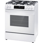 Frigidaire White 30'' Front Control Gas Range (5.1 Cu. Ft) - FCFG3062AW