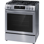 Frigidaire Stainless Steel 30'' Front Control Gas Range (5.1 Cu. Ft) - FCFG3083AS