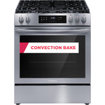 Frigidaire Stainless Steel 30'' Front Control Gas Range (5.1 Cu. Ft) - FCFG3083AS