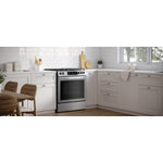 Frigidaire Stainless Steel 30'' Front Control Gas Range (5.1 Cu. Ft) - FCFG3083AS