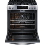 Frigidaire Stainless Steel 30'' Front Control Gas Range (5.1 Cu. Ft) - FCFG3083AS
