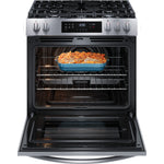 Frigidaire Stainless Steel 30'' Front Control Gas Range (5.1 Cu. Ft) - FCFG3083AS