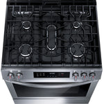 Frigidaire Stainless Steel 30'' Front Control Gas Range (5.1 Cu. Ft) - FCFG3083AS