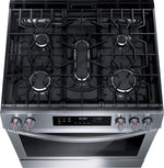 Frigidaire Stainless Steel 30'' Front Control Gas Range (5.1 Cu. Ft) - FCFG3083AS