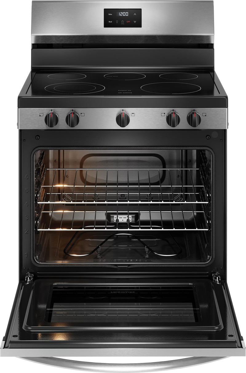 Frigidaire Stainless Steel 30" Electric Range (5.3 Cu. Ft) FCRE305CBS
