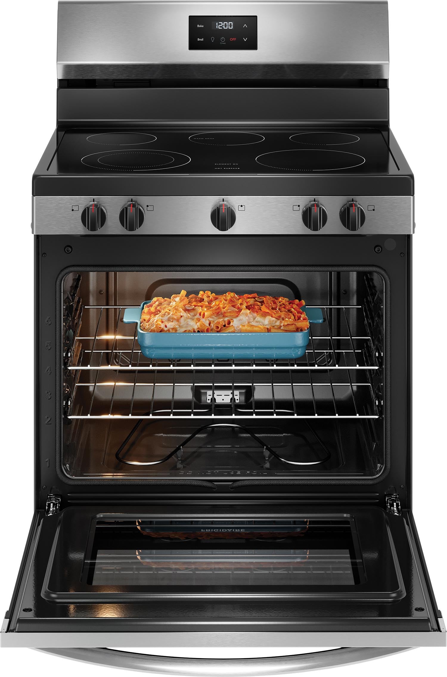 Frigidaire Stainless Steel 30" Electric Range (5.3 Cu. Ft) - FCRE305CBS