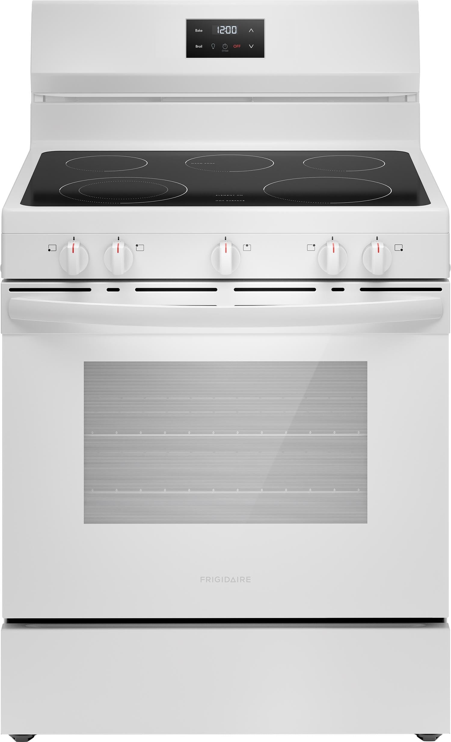 Frigidaire White 30" Electric Range (5.3 Cu. Ft) - FCRE305CBW