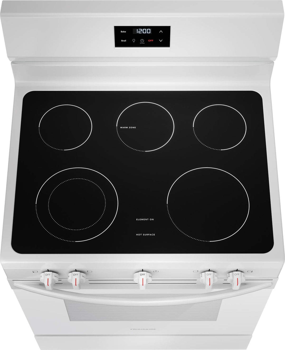 Frigidaire White 30" Electric Range (5.3 Cu. Ft) FCRE305CBW Leon's