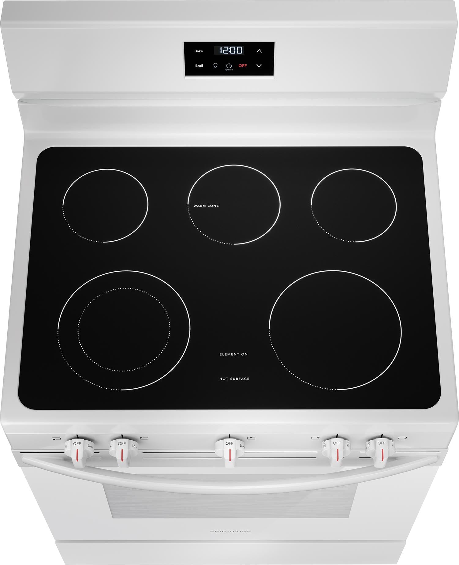 Frigidaire White 30" Electric Range (5.3 Cu. Ft) - FCRE305CBW