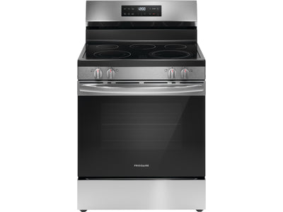 Frigidaire Stainless Steel 30" Freestanding Electric Range with EvenTemp™ (5.3 Cu.Ft) - FCRE306CAS