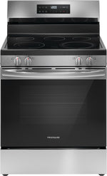 Frigidaire Stainless Steel 30" Freestanding Electric Range with EvenTemp™ (5.3 Cu.Ft) - FCRE306CAS