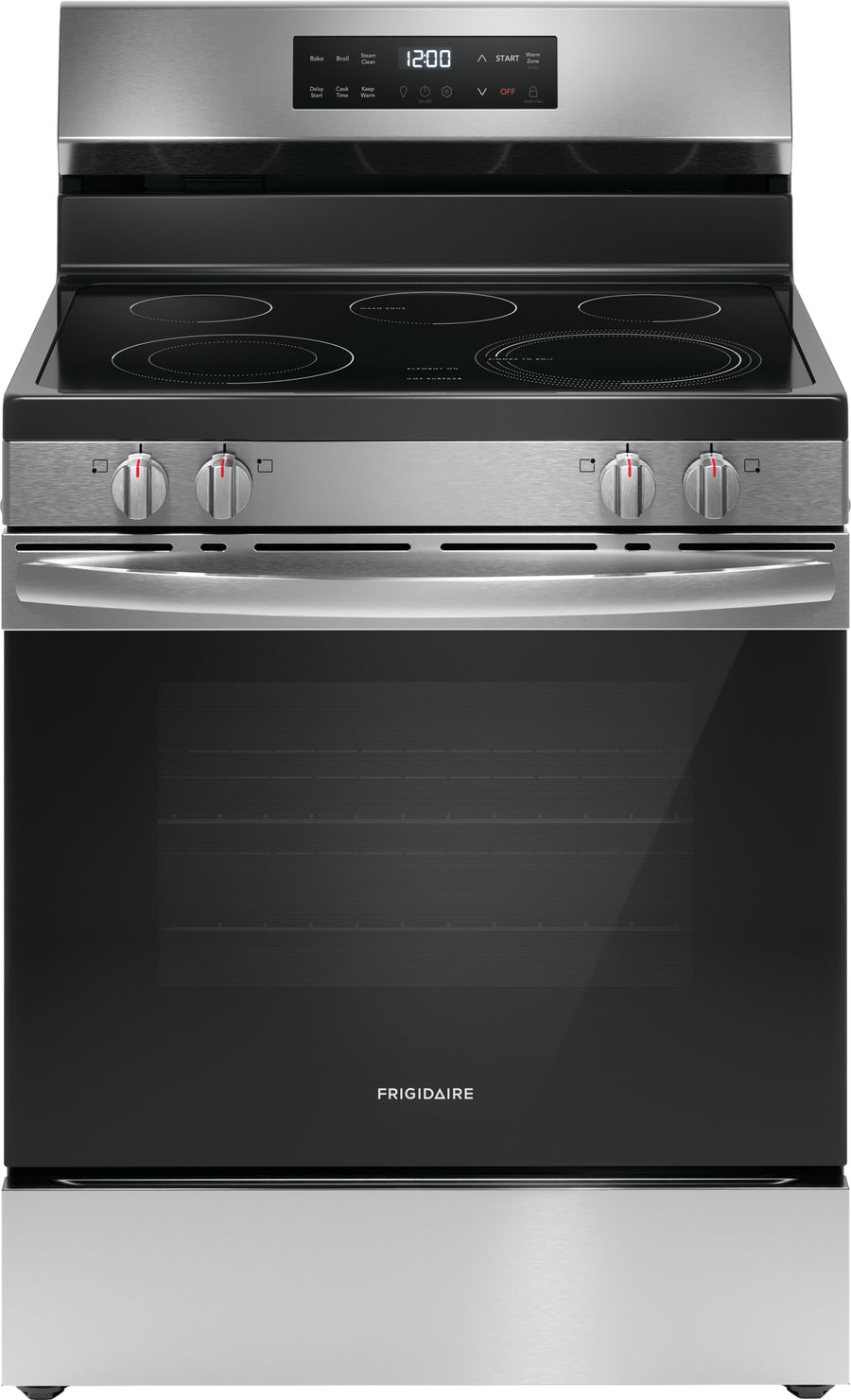 Frigidaire Stainless Steel 30" Freestanding Electric Range with EvenTemp™ (5.3 Cu.Ft) - FCRE306CAS