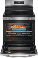 Frigidaire Stainless Steel 30" Freestanding Electric Range with EvenTemp™ (5.3 Cu.Ft) - FCRE306CAS