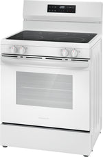 Frigidaire White 30" Electric Range with EvenTemp™ (5.3 Cu.Ft) - FCRE306CAW