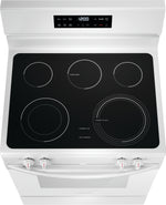 Frigidaire White 30" Electric Range with EvenTemp™ (5.3 Cu.Ft) - FCRE306CAW