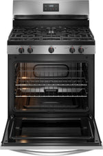 Frigidaire Stainless Steel 30" Gas Range (5.1 Cu. Ft) - FCRG3052BS