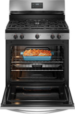 Frigidaire Stainless Steel 30" Gas Range (5.1 Cu. Ft) - FCRG3052BS
