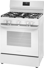 Frigidaire White 30" Gas Range (5.1 Cu. Ft) - FCRG3052BW