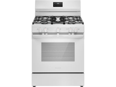 Frigidaire White 30" Gas Range (5.1 Cu. Ft) - FCRG3052BW