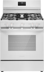 Frigidaire White 30" Gas Range (5.1 Cu. Ft) - FCRG3052BW